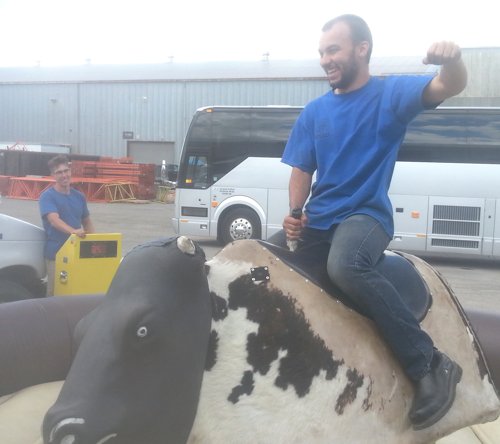 Every one of our mechanical bull operators is been fully trained and licensed.